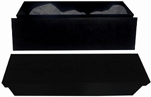 Caixa para vinho MDF Preto 1 Peça Presente - Personalizada J2winner