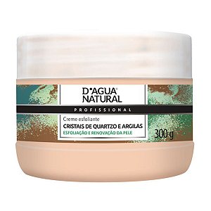 Creme esfoliante Cristais de Quartzo e Argilas 300g