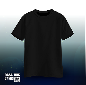 Camiseta Preta Sem Personalização