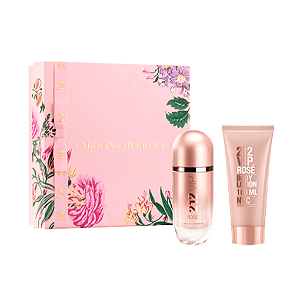 Carolina Herrera Coffret 212 Vip Rosé 80ml Edp + Loção Hidratante Corporal 100ml Feminino