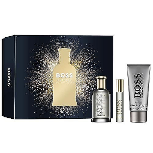 Hugo Boss Coffret Bottled Edp 100ml + Travel 10ml + Gel de Banho 100ml - Masculino