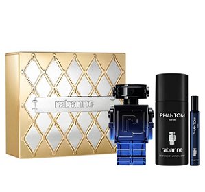 Paco Rabanne Coffret Phantom Intense 100ml Edp + Desodorante 150ml + Travel Size 10ml - Masculino
