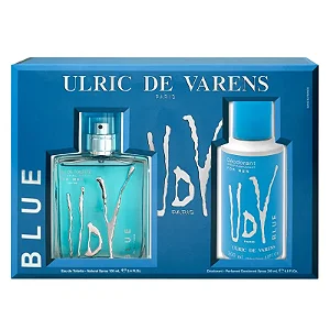 Ulric de Varens Coffret UDV Blue Edt 100ml + Deo Spray 200ml - Masculino