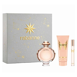 Paco Rabanne Coffret Olympéa Edp 80ml + Hidratante Corporal 100ml + Travel Size 10ml - Feminino
