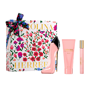 Carolina Herrera Coffret Good Girl Blush Edp 80ml + Loção Hidratante 100ml + Travel Size 10ml - Feminino