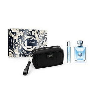 Versace Coffret Pour Homme Edt 100ml + Travel Size 10ml + Nécessaire - Masculino