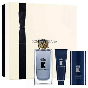 Dolce & Gabbana Coffret K Edt 100ml + Loção Pós-Banho 50ml + Desodorante Stick 75g - Masculino