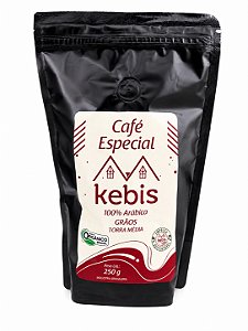 CAFÉ ESPECIAL KEBIS GRÃOS 250G