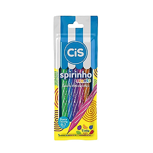 Caneta Esferográfica Spirinho 0.7mm - CIS - Kit com 5 Unidades