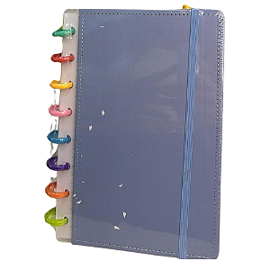 Caderno Inteligente 8 Discos Azul e Rosa