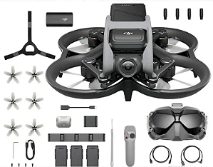 DJI FPV Avata Fly Smart Combo (DJI Goggles V2) Fly More 3 Baterias BR ANATEL