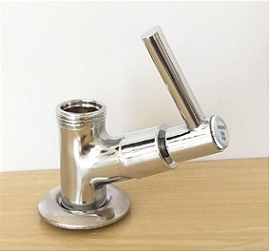 CORPO BASE * PIA *TORNEIRA 1/2 COM ADAPTADOR 3/4 COMPLETO COM ALAVANCA - METAL