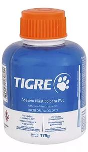 COLA ADESIVO PVC PARA TUBO E CONEXÕES TIGRE - 175 GRAMAS