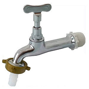 TORNEIRA JARDIM CHAVETA 1130 CROMADA LONGA