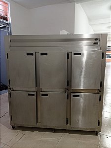Geladeira Aço Inox Kofisa - 6 Portas  - Seminova