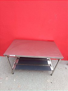 Mesa inox 115x60x85 NOVA