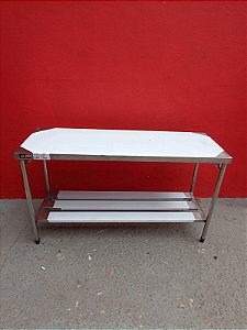 Mesa Inox 140x50x85 NOVA