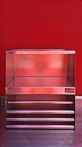 Fruteira inox 50x35x56 semi nova