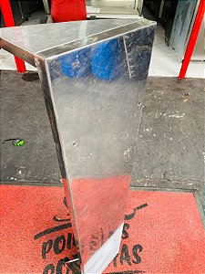 PRATELEIRA EM AÇO INOX 145X40 SEMI NOVO