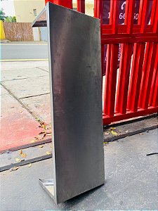 PRATELEIRA EM AÇO INOX SEMI NOVA 090X40