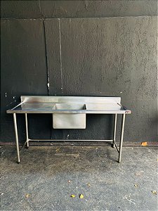 pia inox 170x70x85 semi nova cuba central