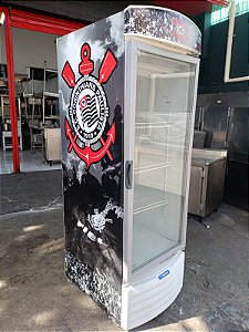 Cervejeira expositora  497 litros Adesivada Corinthians (SEMI NOVA)