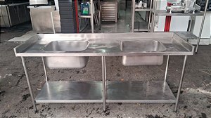 Pia inox 190x60x93 SEMI NOVA