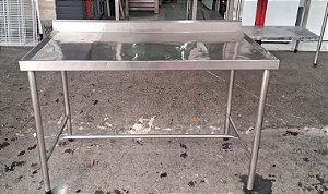 Mesa inox 1.30x70x95 Semi nova