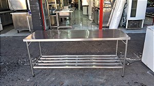 Mesa Inox 1.90 x0.65x85 SEMI NOVA