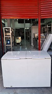 Freezer horizontal 2 tampas electrolux SEMI NOVO 400L 110volts