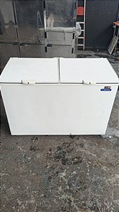 Freezer Horizontal Metalfrio Chest Tech Inverter 417 Litros DA420IFT00 Bivolt - Branco SEMI NOVA