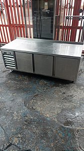 Balcão refrigerado de encosto para congelamento 1.86x70x72 SEMI NOVO