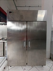 Freezer Vertical inox 2 portas semi novo