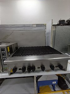 Char Broiler à Gás CGG90 6 Queimadores Linha Americana Venancio SEMI NOVO