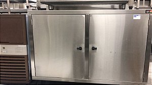 Gabinete inox 120x60x85 NOVO com cuba lado esquerdo