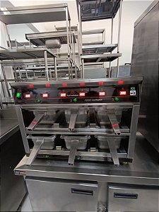 Estufa De Proteínas 6 Gavetas, Mantenedor Hambúrguer semi novo