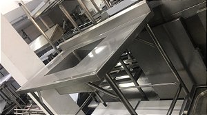 Pia inox 120x70x85 semi nova