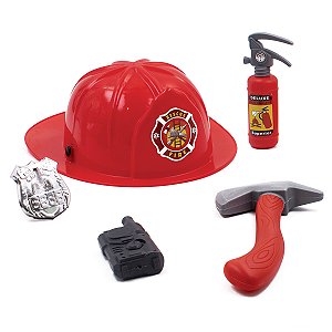 Kit Bombeiros Infantil - 05 peças