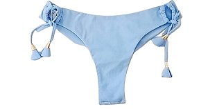 Calcinha De Bíquini Fio Duplo, Azul Candy