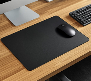 Mousepad Preto Liso 40x30cm