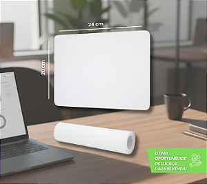 Mousepad Emborrachado para Sublimação 24x20cm