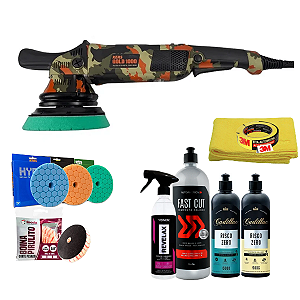 Kit polimento Roto Orbital Gold 1000W Camuflada KERS – 15mm