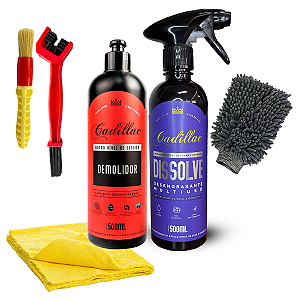 KIT DE LIMPEZA DE MOTOS CADILLAC