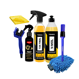 KIT PARA LIMPEZA DE MOTOS VONIXX/RAZUX
