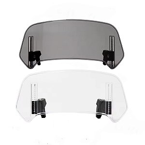 Bolha Defletor Moto Regulagem Grande Universal Parabrisa