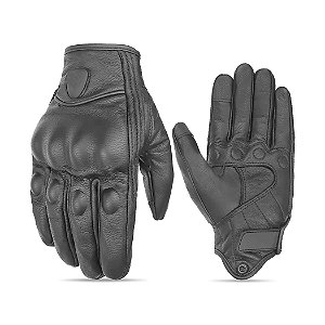 Luva para Moto com Proteção Rígida Preto Resistente a Água