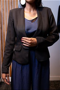 Blazer Feminino Preto Tamanho 38