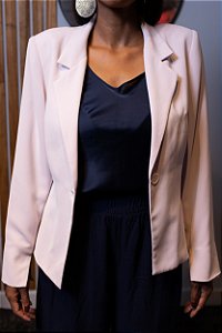 Blazer Rosa Claro - Tamanho 44