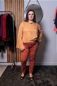 Blusa Cor Caramelo - Tamanho G1