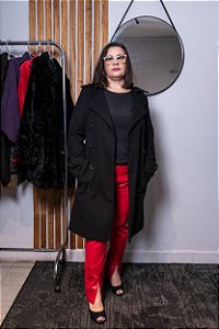 Sobretudo Preto veste do 46 ao 48